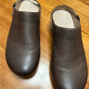 Dansko Brown Leather Clogs 40